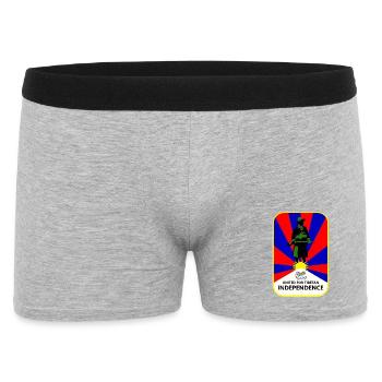 Union populaire pour l’indépendance du Tibet - Boxer Homme - gris chiné - Devant