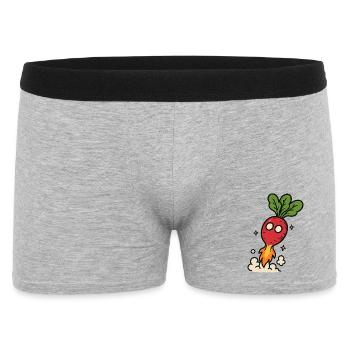 Décollage de fusée de radis - Boxer Homme - gris chiné - Devant