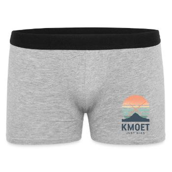 Kmoet just nothing, Antwerp dialect Shirts - Men's Boxer Shorts - heather grey - Front