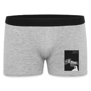 Modern architecture: Fallingwater - Men's Boxer Shorts - heather grey - Front