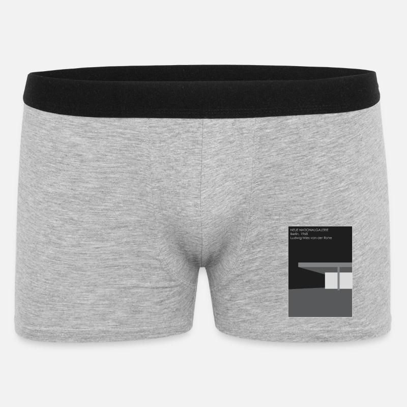 Architecture moderne : Musée des beaux-arts du Canada - Boxer Homme - gris chiné