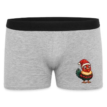 Coq Noël - Boxer Homme - gris chiné - Devant
