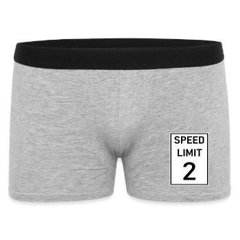 Speed limit 2 - Boxer Homme - gris chiné - Devant