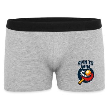 Spin to Win - Ping Pong - Boxer Homme - gris chiné - Devant