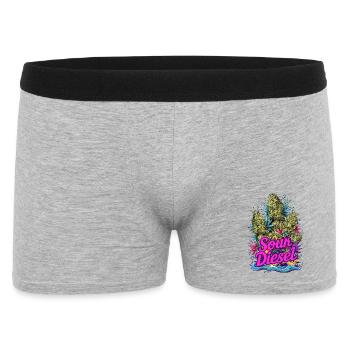 Sour Diesel - Männer Boxer Shorts - Grau meliert - Vorne