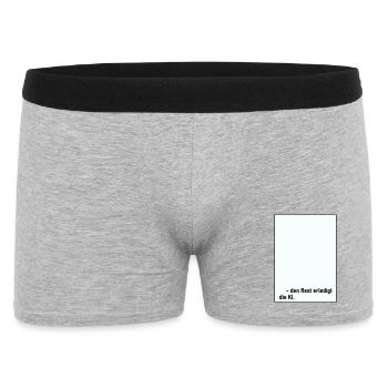 Rest AI - Boxer Homme - gris chiné - Devant