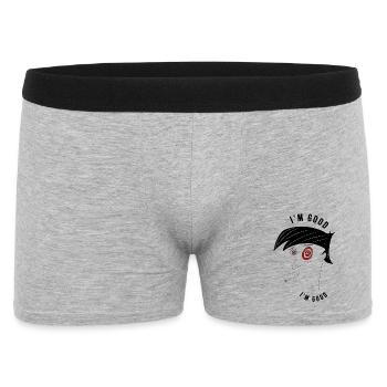 Je vais bien, je vais bien mec - ironique - Boxer Homme - gris chiné - Devant