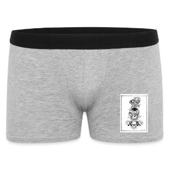 Flower_vase - Men's Boxer Shorts - heather grey - Front