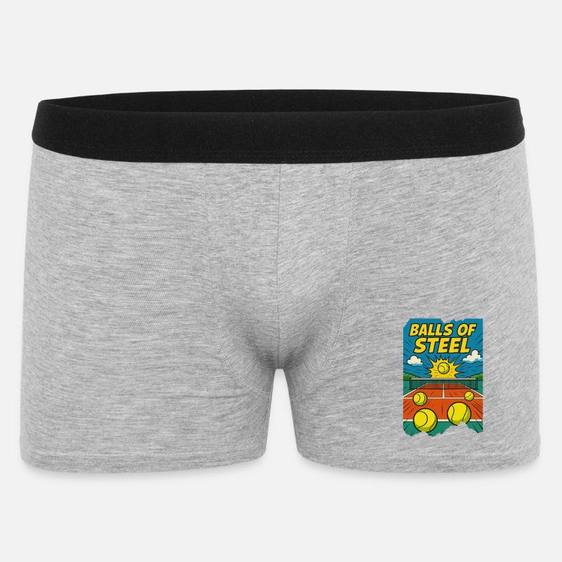 BALLSOFSTEEL - Men's Boxer Shorts - heather grey