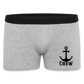 Équipage du navire - Boxer Homme - gris chiné - Devant