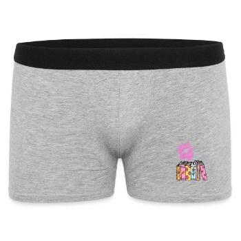 Girl Stuff Book Colour Magic - Men's Boxer Shorts - heather grey - Front