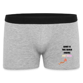 It Never Ends - Men's Boxer Shorts - heather grey - Front