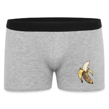 Banane Japanische Tattoos - Männer Boxer Shorts - Grau meliert - Vorne