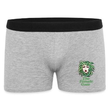  The Female Gaze - Men's Boxer Shorts - heather grey - Front