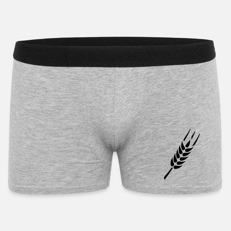 Ähre - Männer Boxer Shorts - Grau meliert