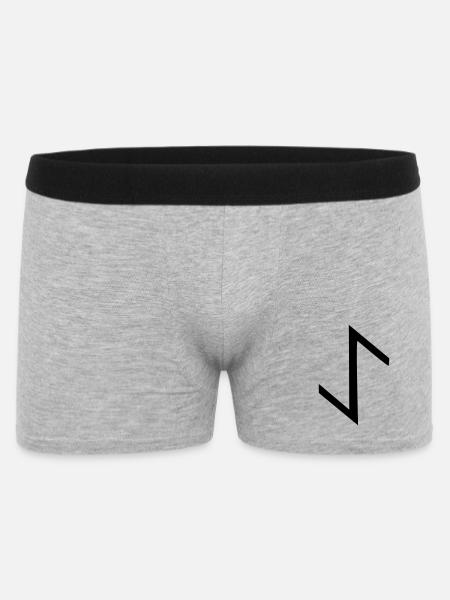 rune eihwaz,eoh - Men's Boxer Shorts - heather grey