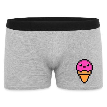 ice cream - Men's Boxer Shorts - heather grey - Front