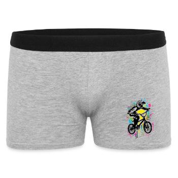 | de vélo Bmx Bmx Rider Vintage Coloré - Boxer Homme - gris chiné - Devant