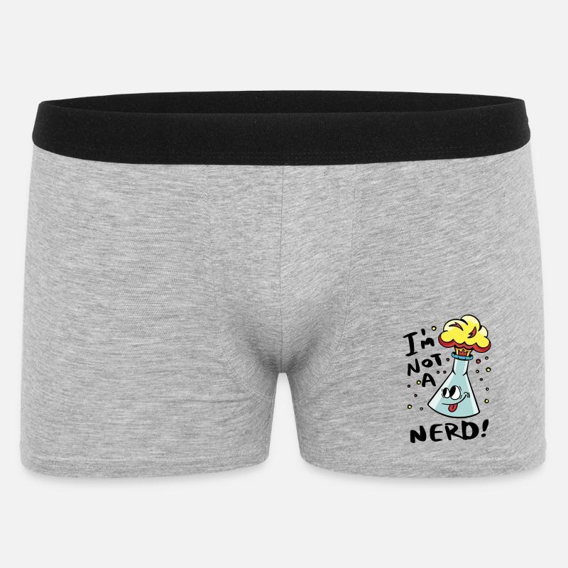 Je ne suis pas un nerd - Boxer Homme - gris chiné