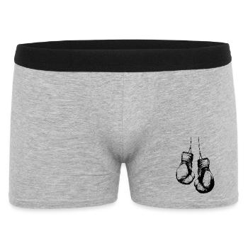 Gants de boxe suspendus noir - Boxer Homme - gris chiné - Devant