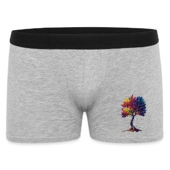 Arbre de vie - Boxer Homme - gris chiné - Devant