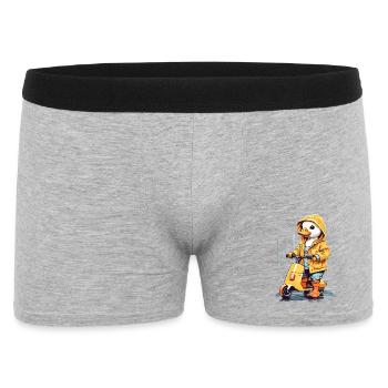 Canard mignon avec rouleau - Boxer Homme - gris chiné - Devant