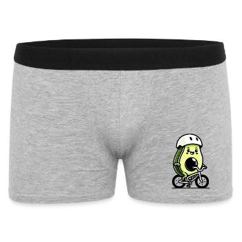 Pédalage : l’avocat cycliste - Boxer Homme - gris chiné - Devant