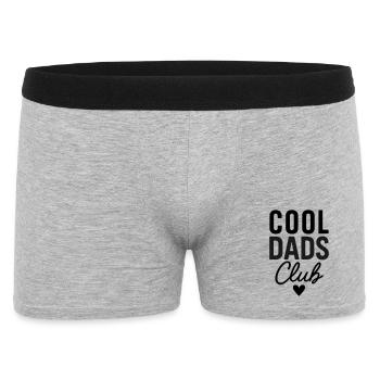 Cool Dads Club - Männer Boxer Shorts - Grau meliert - Vorne