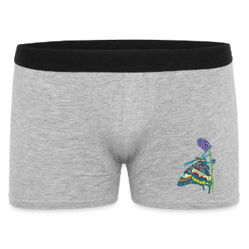 Butterfly and nature - Men's Boxer Shorts - heather grey - Front