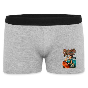 Rockabilly Forever Cherries Wife 50s Gift - Men's Boxer Shorts - heather grey - Front