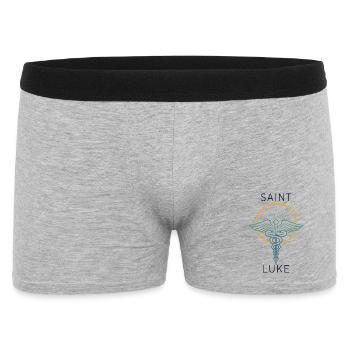Saint Luke: Medical Assistance - Men's Boxer Shorts - heather grey - Front