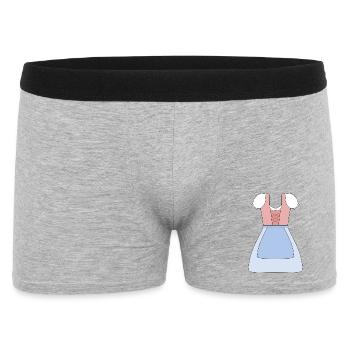Conception de robe bavaroise traditionnelle Dirndl - Boxer Homme - gris chiné - Devant