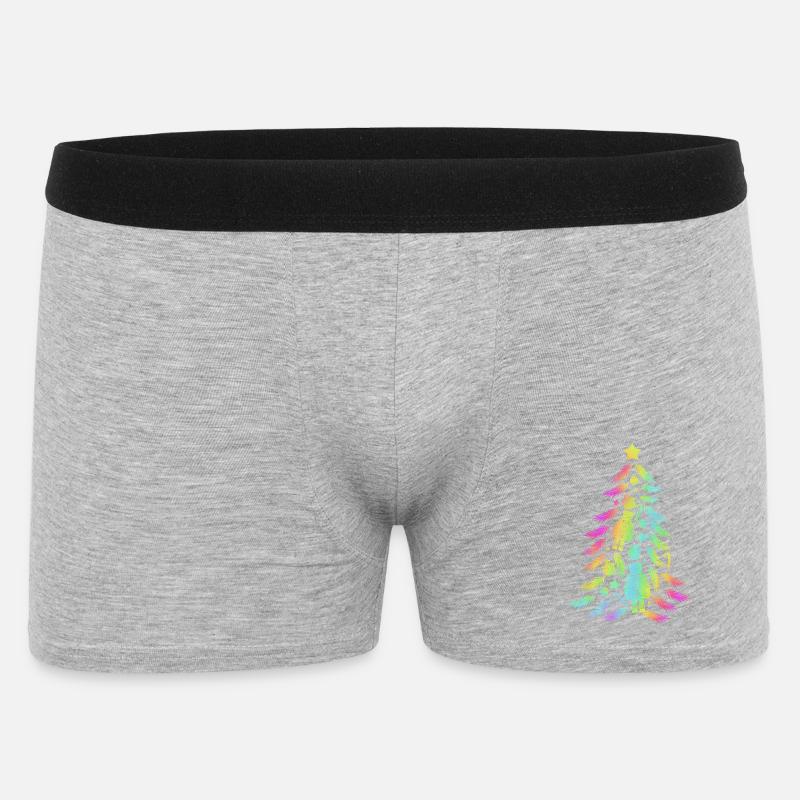 Christmas Tree Nutcracker - Men's Boxer Shorts - heather grey