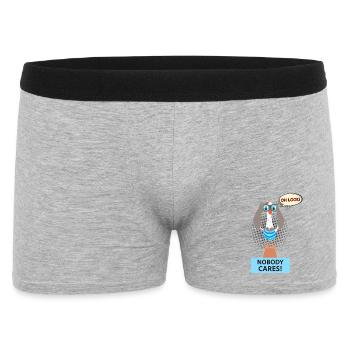 Personne ne s’en soucie - Chemise Sarcasm Fun - Boxer Homme - gris chiné - Devant