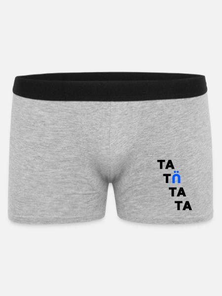 tatuetata - Männer Boxer Shorts - Grau meliert