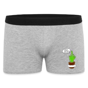 Graffiti - Männer Boxer Shorts - Grau meliert - Vorne