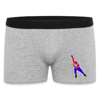 speed skating - Men's Boxer Shorts - heather grey - Front