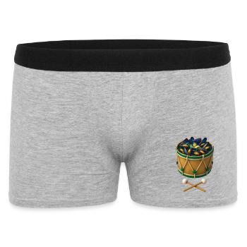 BEATING MUSSELS - Belgium - Men's Boxer Shorts - heather grey - Front