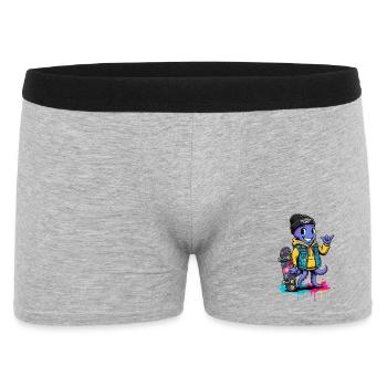 Tentacle Skate Crew Cartoon - Men's Boxer Shorts - heather grey - Front