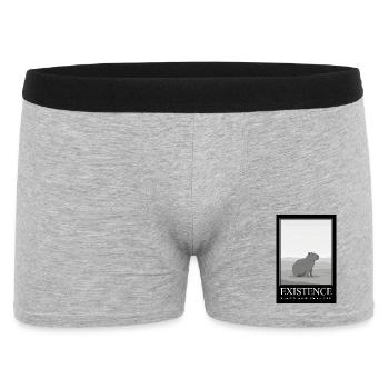 Citation drôle d’existence - Sarcasme de Capybara - Boxer Homme - gris chiné - Devant