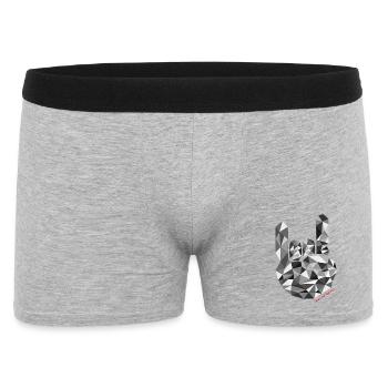 Bleed For The Riff en noir et noir - Boxer Homme - gris chiné - Devant