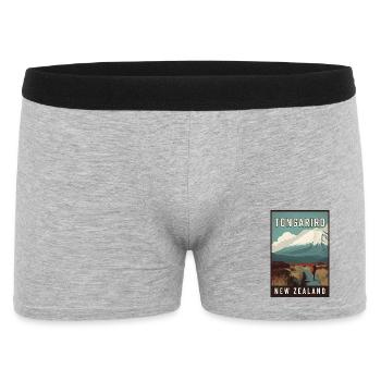 Découvrez Tongariro en Nouvelle-Zélande - Boxer Homme - gris chiné - Devant