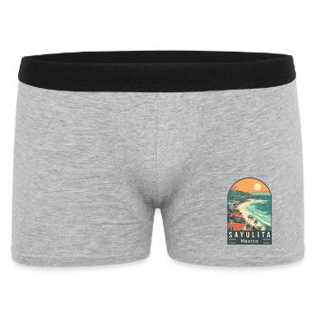 Explorez le paradis tropical de Sayulita au Mexique - Boxer Homme - gris chiné - Devant