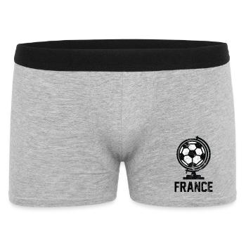 Football français - Boxer Homme - gris chiné - Devant