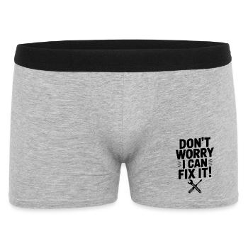 Ne t’inquiète pas, je peux arranger ça ! - Boxer Homme - gris chiné - Devant
