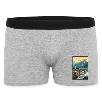 Gmunden Lakeside Beauty in Austria - Men's Boxer Shorts - heather grey - Front