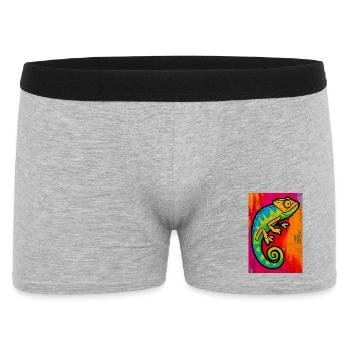 chameleon - Men's Boxer Shorts - heather grey - Front
