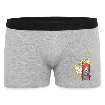 Dragon and onion - Men's Boxer Shorts - heather grey - Front