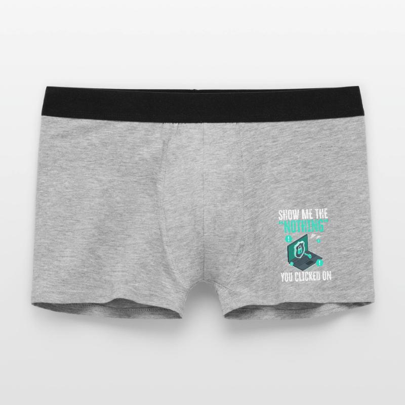 Funny Cybersecurity IT Support IT Security Network Men's Boxer Shorts