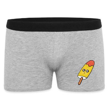 Kawaii  Eis Eiskrem Kinder lustig - Men's Boxer Shorts - heather grey - Front